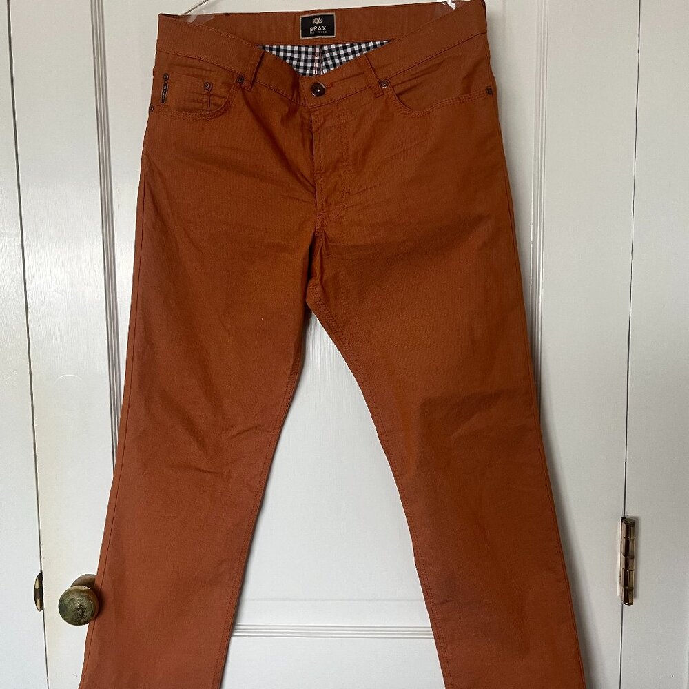 Brax 34x30 Copper Five Pocket Pants